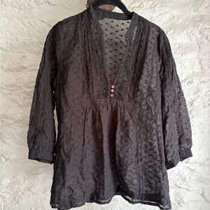 Elegant Black Women's Top